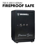 Dual Key Lock Safe Safety Box Security Code Lock Box Fire Proof Heavy Duty 80L V379-FIRESAFE720004