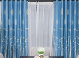 Polyester Window Curtain Shade Bedroom Living Room Kitchen Decor V1294-YM0901-JY25330-01