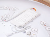 LED Flush Mount Ceiling Light Wooden 3000K to 6500K Dimmable Round Ceiling Light Fixture with Remote V1294-YM0901-3119250024911