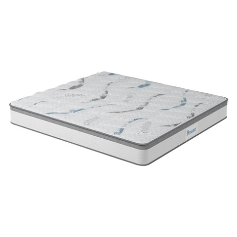 Dreamz Spring Mattress Bed Pocket Tight Queen MS1004-Q-WH