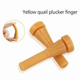100Pcs Chicken Plucker Fingers, Rubber Hair Removal Stick Poultry Plucking Picker for Duck Quail V1192-AZ-W-23125