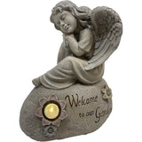 Welcome Garden Angel w Solar Light 44cm V637-49462WEL