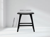 2X Wooden Bar Stool Padded PU Leather Dining Chair KANSO 65cm BLACK V274-FT-BSWO-AM552P-BK2