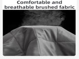 White Waterproof Quilted Protector - 4 Layer Breathable & Soft V888-ELOSUNG55461-4
