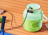Portable 1200ml Electric Mixing Cup, Stainless Steel & Glass Body, Squeeze Bottle for Protein V1189-LWWAL-20260401-07282