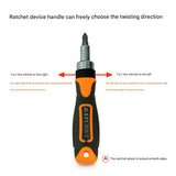38-Piece Ratchet Screwdriver & Socket Wrench Set - Professional Multi-Bit Repair Tool Kit with V888-ELOSUNG35761
