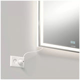 Aurea integrated led plug in wall mirror V178-68915