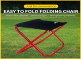 Camping Folding Camping Stool Red V728-OBA1005006995394083