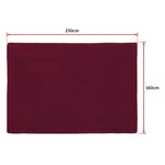 230x160cm Floor Rugs Large Shaggy Rug Area Carpet Bedroom Living Room Mat - Burgundy V63-832101