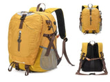 40L Yellow Lightweight Outdoor Hiking Backpack with Rain Cover, Multi-Pocket Storage and Gear V888-ELOSUNG55196-4
