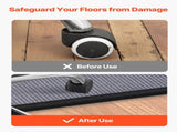 Chair Mat, 915 x 1225 mm Office Chair Mat for Hard Floors, Floor Protector for Rolling Chairs, V952-YZDDDBMYDJX367H7F001V0