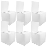 6 Pcs Donation Lottery Box Office 30.00X15.00X15.00CM White V1369-AZ3-W-15806