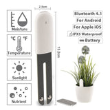 Automatically detect Moisture/Temperature/Light/Fertility,Can Connect to Mobile Phone via V1192-AZ-W-0648