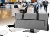 Monitor Carrying Bag Dustproof Portable Monitor Sleeve Case with Adjustable Handle for Desktop V1237-ZY-924-331