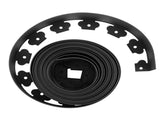 Landscape Edging, 2000 x 10 cm Plastic Garden Border Edging with 30 Spikes & 2 Ground Stakes, No V952-SLPZ66FT4INCGWH0J001V0