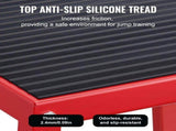 Plyometric Jump Box, 18 Inch Plyo Box, Steel Plyometric Platform and Jumping Agility Box, Red V767-VVR-TXTD18YCGTHSGS4ASV0