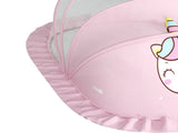 Baby Fly Net Tent Portable Bottomless Breathable Folding Net Bed Tent for Kids Sleeping Pink V1294-YM0703-3117230079711