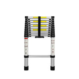 Traderight Multipurpose Ladder Telescopic 3.2M Silver 3.2 Meter HW0076-3.2M