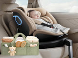 Baby storage basket - portable baby storage basket - felt baby storage - removable compartment V1188-MS101-03108-1
