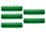 5Set Bird Feeding Trough Thicken Birdcage Hanging Feeder Bowl Box Feeding AccessoryGreen V1294-YM0901-3111210045611