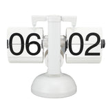 Flip Clock Large Number Battery Powered 304 Stainless Steel Tabletop Retro Flip Clock for Home V1294-YM0710-3115230112011