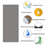 Adhesive Marine Decking EVA Foam Boat Flooring Teak Non-slip Mat Cuttable Deck Mat for Motorboat RV V985-EVARHOMBUSMATGREY