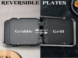 EUROCHEF Smart Multi Contact Grill Sandwich Press Panini Waffle Maker Griddle Stainless Steel V219-COKGRLEUCAC8S
