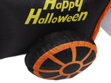 6ft Halloween Ghost Pushing Pumpkin Cart Decor IP44 with Blower LED Lights Outdoor V1294-YM0901-3115230078411
