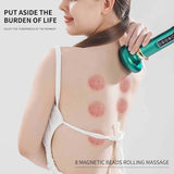 Anti Cellulite Massage Cupping Massager 12 Levels for Belly and Thighs Gray V1188-MS-710-144