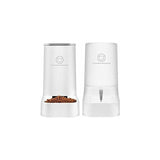 Automatic Food/Water Dispenser Fountain-3.75Lx 2 Pieces- Dog/Cat Food/Pet Bowl Accessories Bpa Free V1188-MS-227-1239