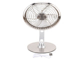 Small USB Desk Fan 3 Speed Adjustable Quiet Metal Retro Desktop Fan 360 Degree Rotation Rechargeable V1294-YM0901-3113250114412