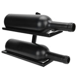 Wall Mounted Red Wine Bottle Holder Rack Storage Shelf for Household Kitchen Bar Decor2 Bottle V1294-YM0718-3115200131111