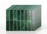 Artiss 3D Peel and Stick Wall Tiles Self Adhesive LinearGrid Backsplash 10 Sheets, Green PST-546-GN