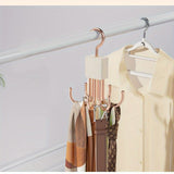 Gold Black rotating multi-hook home organisation, storage solution, high-quality V1347-127-BLA-31381