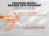 Double Braided Polyester Rope, 12.7 mm x 36.57 m, 48 Strands, 35.58kN Breaking Strength Outdoor V952-HCCLSDL12INCMEGKYV0