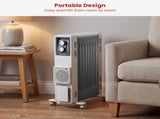 Dimplex 2.4kW Oil Column Heater with Turbo Fan 9 Fin Portable Radiator OCR24FA