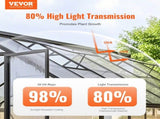 15 Pack Polycarbonate Greenhouse Panels, 2' X 4' X 0.24'' Roof Panels Sheets, Waterproof UV V952-SLWDBBSTM15JKN5ETV0