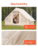 VEVOR Inflatable Tent for Camping 3-5 Person Glamping Tent with Pump Easy Set up V952-KJZP321MCQWZILCOXV0
