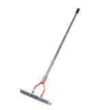 Thatch Rake 14.7 Inch Carbon Steel Stainless Steel Robust Lawn Dethatcher Rake with Handle for V1294-YM0901-3111240229711