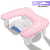 Pink This handheld nail care device integrates a U-shaped pillow and comes with a portable V1232-MJUXZ001