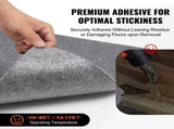 Carpet Tiles Peel and Stick, Squares Self Adhesive Carpet Floor Tile, Soft Padded Carpet Tiles, Easy V952-ZZFKDT2424YCAK994V0