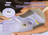 Pink Multi-functional Core Training Board with Digital Timer and Resistance Bands Foldable Fitness V888-ELOSUNG43472