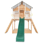 Lifespan Kids Winchester Cubby House with Elevation Platform and Green Slide V420-LKCH-WINCHE-GRN