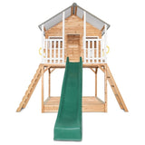 Lifespan Kids Winchester Cubby House with Elevation Platform and Green Slide V420-LKCH-WINCHE-GRN