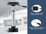 Seamanship Boat Seat Pedestal 5575cm Adjustable Gas Lift 360 Degrees Swivel 2 Pack BS-PED-GL-5575-BKX2