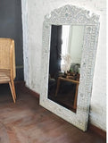 MOTHER OF PEARL SERENE REFLECTION WALL MIRROR V742-VM2