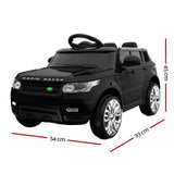 Rigo Ride On Car Kids Electric Ride On Cars SUV Remote 12V Black RCAR-RANGEROVER-BK