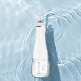 Cordless Water Flosser Teeth Cleaner 300ML Dental Flosser with 4 Jet Tips -White V1263-JX-7469-2