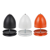 Iron Candle Warmer Lamp with Elegant Egg-Shaped Shade, Safe Flameless Scent Melting for Cozy V1341-ZY-CL9PZAWH-ORANGE
