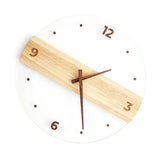 Wall Clock Silent Round Decorative Modern Acrylic Panel Hanging Clock for Living Room Bedroom Office V1294-YM0703-3115230003411